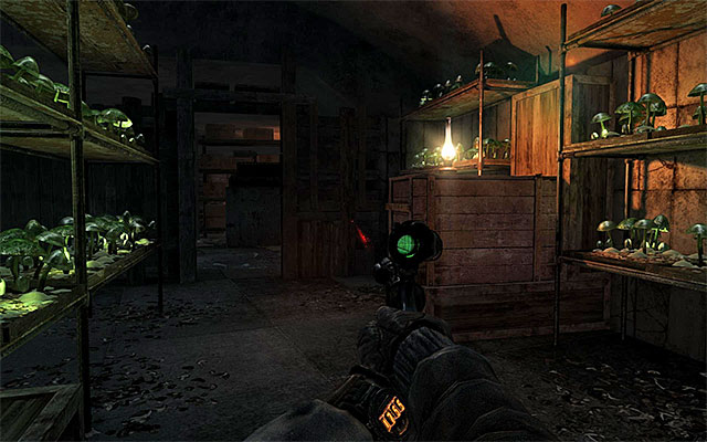 One of the enemy groups will not be that willing to go away from the blazing barrel, so walk around the guards and, at the same time, put out the oil lamp as you pass - Find Pavel in Venice - Chapter 15: Venice - Metro: Last Light - Game Guide and Walkthrough