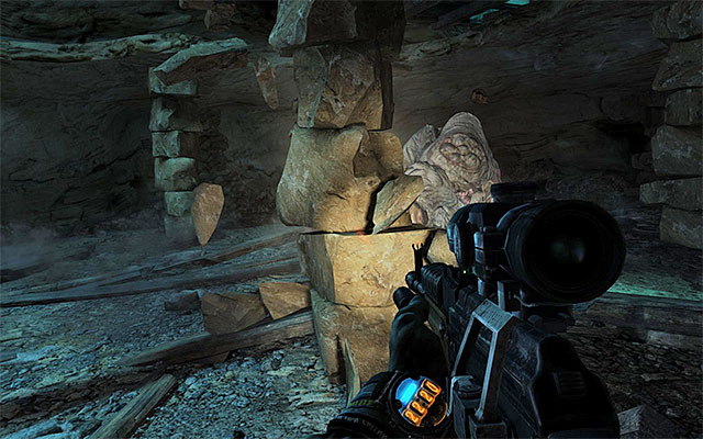 The most important piece of information, in connection with the (first) battle with Big Momma is that, although you don't really have to waist ammo or grenades on attacking it - Follow the catacombs towards Oktyabrskaya - Chapter 18: Undercity - Metro: Last Light - Game Guide and Walkthrough