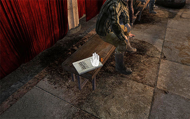 The page is lying on one of the benches near the entrance to the theatre, i - Chapter 9: Bolshoi - Artyom Diary Pages - Metro: Last Light - Game Guide and Walkthrough