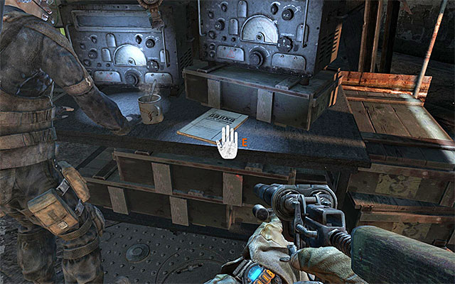 The page is lying on the table, next to the radio and the equipment stand - Chapter 30: D6 - Artyom Diary Pages - Metro: Last Light - Game Guide and Walkthrough