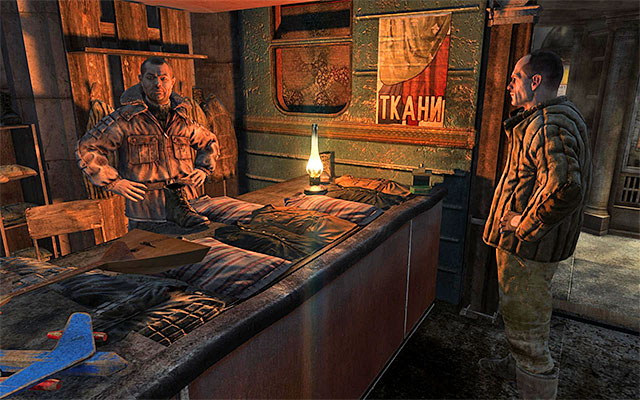6) Guitar (Chapter 9 - Bolshoi) - The instrument is in the market place with two open shops - Musical Instruments - Other Secrets - Metro: Last Light - Game Guide and Walkthrough