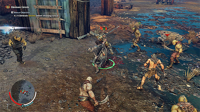 Watch out for the orcs that accompany Gimub and drain the Captains entire health bar - 2: The Slaver - Main missions - Middle-earth: Shadow of Mordor - Game Guide and Walkthrough
