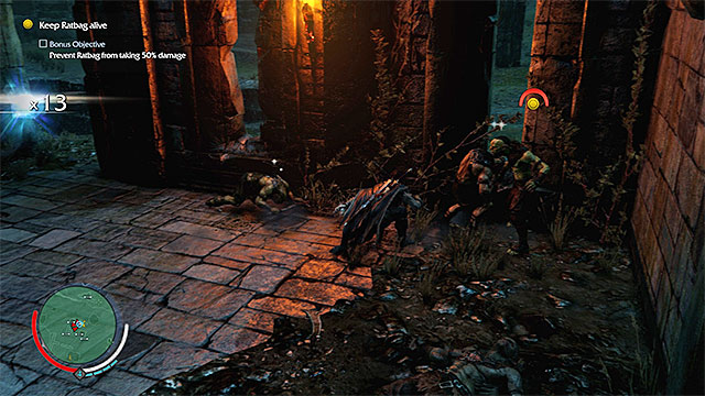 Try to protect Ratbag from the attacks of the other orcs - 3: The Spirit of Mordor - Main missions - Middle-earth: Shadow of Mordor - Game Guide and Walkthrough