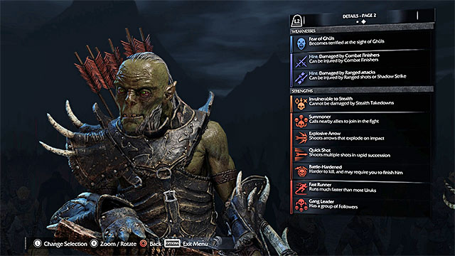 Make sure to study a Warchiefs strengths and weaknesses - Extra mission: Kill the Warchiefs - Main missions - Middle-earth: Shadow of Mordor - Game Guide and Walkthrough