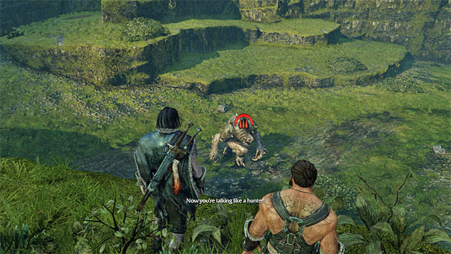 Graug, as seen from afar - 15: Hunting Partners - Main missions - Middle-earth: Shadow of Mordor - Game Guide and Walkthrough