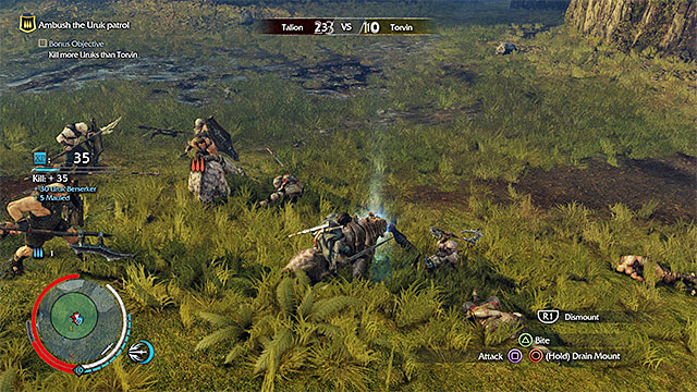 Attack the big enemy patrol - 14: Big Game - Main missions - Middle-earth: Shadow of Mordor - Game Guide and Walkthrough