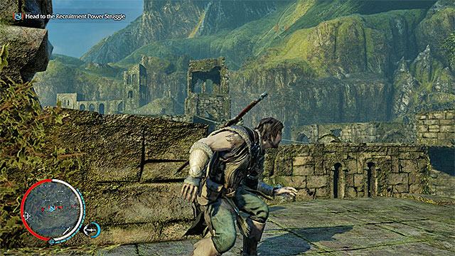 Reach the ruins, where the next part of the mission takes place - 16: The Power of the Wraith - Main missions - Middle-earth: Shadow of Mordor - Game Guide and Walkthrough