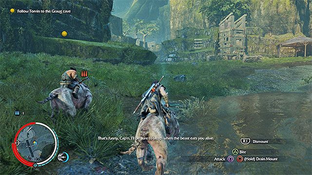 Reach the Graugs cave with Torvin - 17: The Great White Graug - Main missions - Middle-earth: Shadow of Mordor - Game Guide and Walkthrough