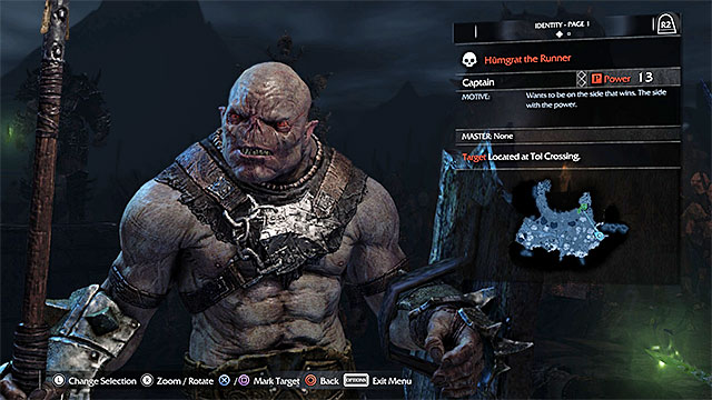 You can single out any Captain of the Saurons army - Extra mission: Brand the Warchiefs - Main missions - Middle-earth: Shadow of Mordor - Game Guide and Walkthrough