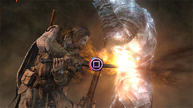 After the cutscene ends, you start the final battle against Sauron - 20b: Mordor in Flames - Main missions - Middle-earth: Shadow of Mordor - Game Guide and Walkthrough