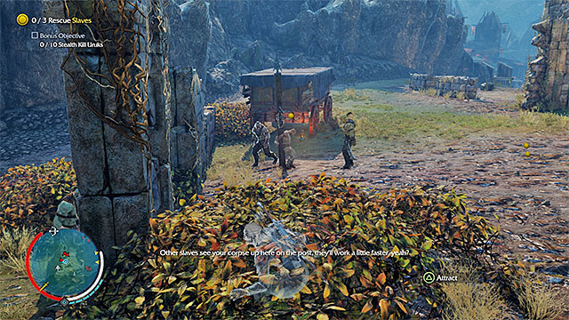 Stealth kill 10 orcs - Worked to Death - Outcast Rescue Missions - Middle-earth: Shadow of Mordor - Game Guide and Walkthrough