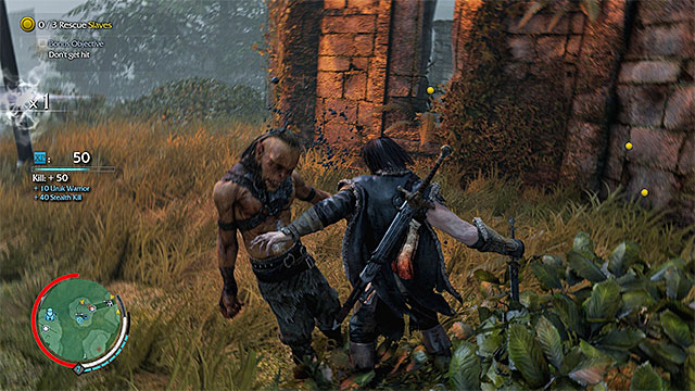 Avoid fighting completely, or eliminate the orcs stealthily - Unbroken - Outcast Rescue Missions - Middle-earth: Shadow of Mordor - Game Guide and Walkthrough