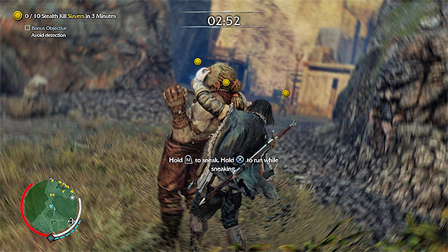 The easiest way to eliminate orcs is to perform stealth kills behind their back - The Mithril Blade (dagger) - Weapon Missions - Middle-earth: Shadow of Mordor - Game Guide and Walkthrough