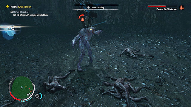Interchangeably attack and jump over (or to the sides of) the Matron - Nameless Things (sword) - Weapon Missions - Middle-earth: Shadow of Mordor - Game Guide and Walkthrough