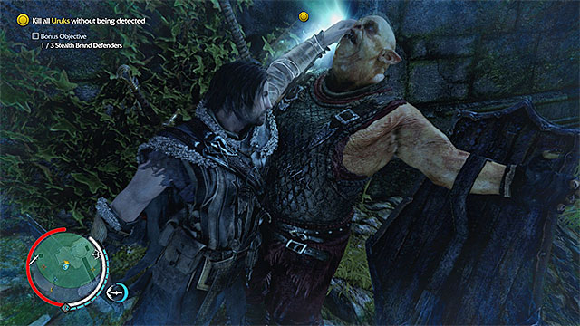 Brand the shielded orcs - A Knife in the Dark (dagger) - Weapon Missions - Middle-earth: Shadow of Mordor - Game Guide and Walkthrough