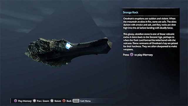 This artifact is in an exposed place, near the passage between the rocks - List of artifacts: Udun - Collectibles - Artifacts - Middle-earth: Shadow of Mordor - Game Guide and Walkthrough