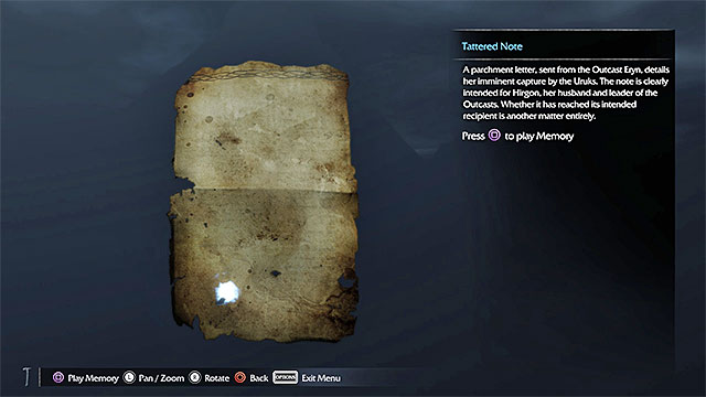 This artifact is on one of the ledges, of the wooden structure in the orc stronghold - List of artifacts: Udun - Collectibles - Artifacts - Middle-earth: Shadow of Mordor - Game Guide and Walkthrough