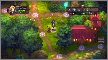 You can also talk with the bounty hunter standing beside the road, who will give you a few additional missions - Irollan - p. 3 - Walkthrough - Might & Magic: Clash of Heroes - Game Guide and Walkthrough