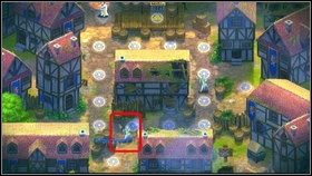 Wait there until the enemy on the right goes to the lower side [1] - Holy Griffin Empire - p. 1 - Walkthrough - Might & Magic: Clash of Heroes - Game Guide and Walkthrough