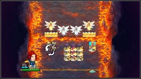 Use the gained moves to move the red Demons behind the red Succubus [1] and create an attack formation from the grey Succubus [2] - Sheogh - Battle puzzles - Might & Magic: Clash of Heroes - Game Guide and Walkthrough