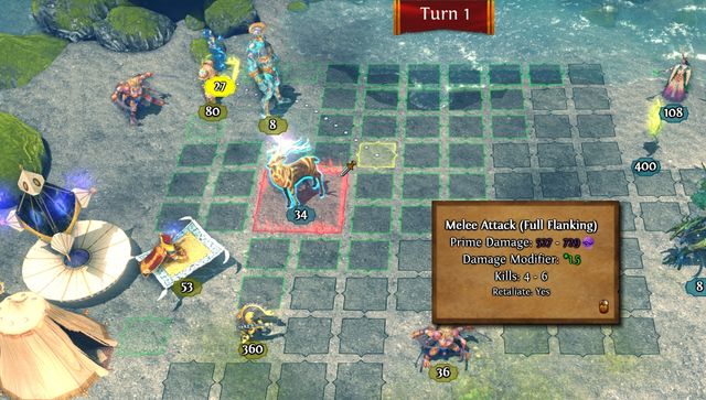 Use the flanking whenever it is possible. - Battles in the field - Battles - Might & Magic: Heroes VII - Game Guide and Walkthrough