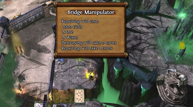 Destroying bridges wins you more time. - Something Irreversible M13 - Necropolis - Might & Magic: Heroes VII - Game Guide and Walkthrough