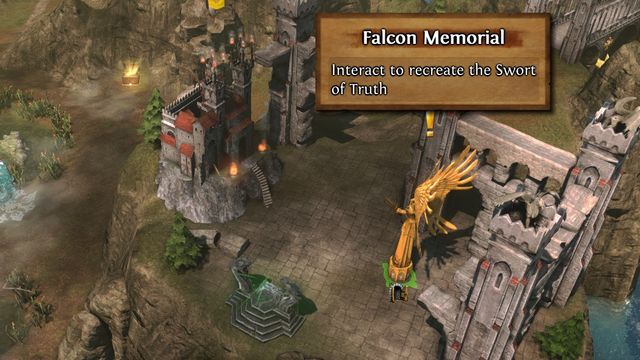 The pieces of the Sword of Truth can be reforged at the Falcon Memorial. - The Tears of the World M26 - Final Campaign (Ivan) - Might & Magic: Heroes VII - Game Guide and Walkthrough