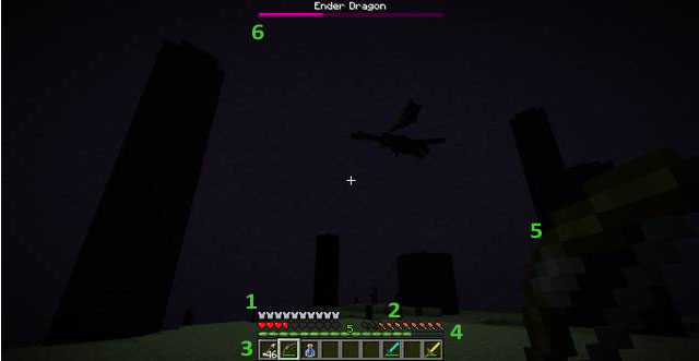 The in-game interface - The Interface - How to survive - a survival guide - Minecraft - Game Guide and Walkthrough