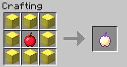 The Enchanted Golden Apple can be eaten when your hunger bar is full - Food - Crafting - Recipes - Minecraft - Game Guide and Walkthrough