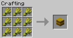 Wheat can be arranged into a bale - Food - Crafting - Recipes - Minecraft - Game Guide and Walkthrough