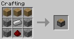 The Piston moves the block in front of it whenever it receives the redstone signal - Redstone and transportation - Crafting - Recipes - Minecraft - Game Guide and Walkthrough