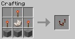 This device allows you to compare individual redstone signals - Redstone and transportation - Crafting - Recipes - Minecraft - Game Guide and Walkthrough