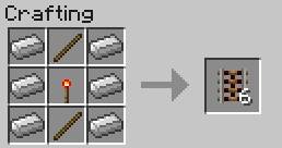 They are used to arm the TNT charge in the minecart - Redstone and transportation - Crafting - Recipes - Minecraft - Game Guide and Walkthrough