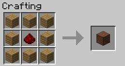 A block that produces sound, if activated - Construction elements and equipment - Crafting - Recipes - Minecraft - Game Guide and Walkthrough