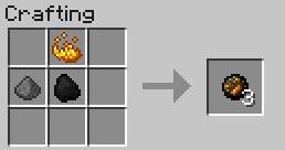 Used as a fuse, functions like the flint - Miscellaneous - Crafting - Recipes - Minecraft - Game Guide and Walkthrough
