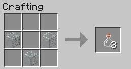 Glass bottles are used for storing potions - Miscellaneous - Crafting - Recipes - Minecraft - Game Guide and Walkthrough