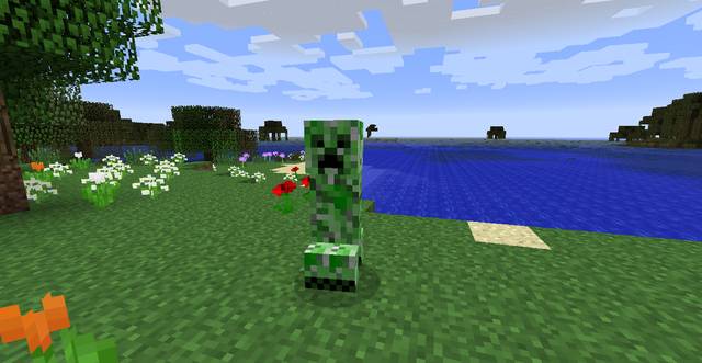 Creeper - Opponents - Mobs - creatures of the world - Minecraft - Game Guide and Walkthrough