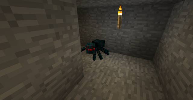 Cave Spider - Opponents - Mobs - creatures of the world - Minecraft - Game Guide and Walkthrough
