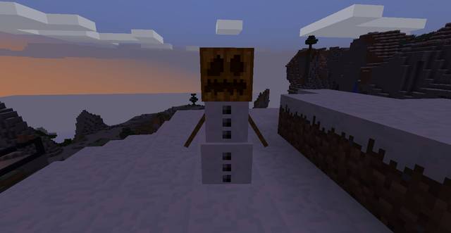 Snow Golem - NPCs and useful - Mobs - creatures of the world - Minecraft - Game Guide and Walkthrough