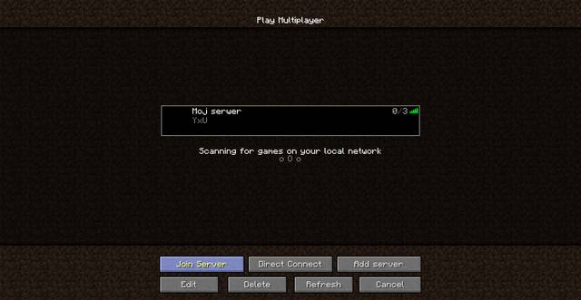 The multiplayer window - How to join servers - Multiplayer - Minecraft - Game Guide and Walkthrough