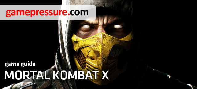 This guide for Mortal Kombat X describes the key functions of the game and it will help you get familiar with the basics - Mortal Kombat X - Game Guide and Walkthrough