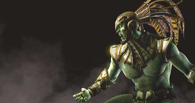 He may seem defensive, due to his stature and slow moves, but he has huge boosts to damage (especially in the Blood God version) which makes his moves really painful - Kotal Kahn - Mortal Kombat X - Game Guide and Walkthrough