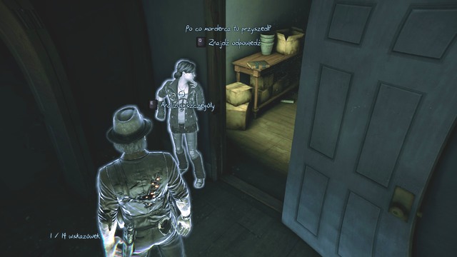 The girl was obviously frightened. - Chapter 1 - New Abilities - Main investigations - Murdered: Soul Suspect - Game Guide and Walkthrough