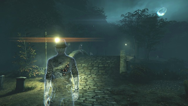 this is what the cemetery at night looks like. - Chapter 4 - The Knowledge of Teleportation - Main investigations - Murdered: Soul Suspect - Game Guide and Walkthrough