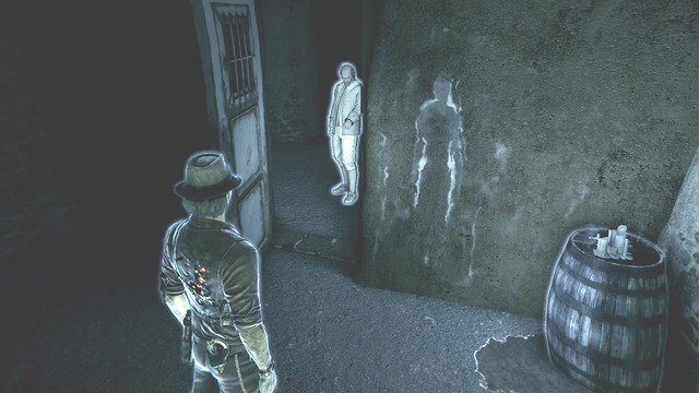 One of the holding cells. - Chapter 8 - Bell Killers Hideout - Main investigations - Murdered: Soul Suspect - Game Guide and Walkthrough
