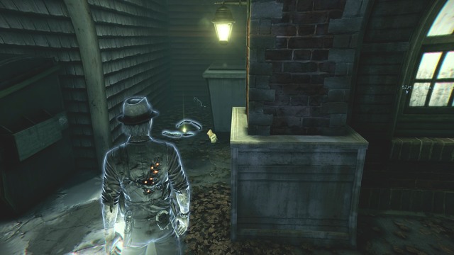 Notice the cat sitting behind the Gas Can. - Chapter 2 - Small cases - Side cases - Murdered: Soul Suspect - Game Guide and Walkthrough