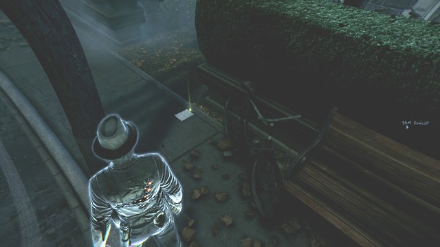 Neither the bicycle is interactive. - Chapter 1 - Julias Thoughts - Collectibles - Murdered: Soul Suspect - Game Guide and Walkthrough