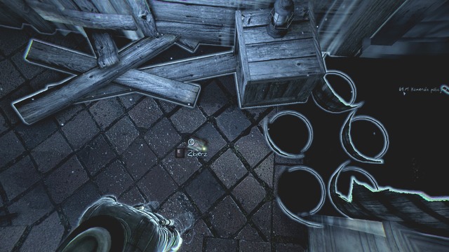 Before, you wouldnt be able to get past the barrels. - Chapter 2 - Info About My Killer - Collectibles - Murdered: Soul Suspect - Game Guide and Walkthrough