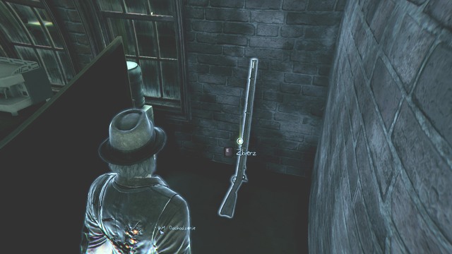 Its dark outside, which makes the Rifle more difficult to notice. - Chapter 3 - The Stalwart Specter - Collectibles - Murdered: Soul Suspect - Game Guide and Walkthrough