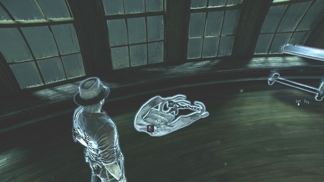 This Straightjacket is on the floor, right behind the demon goo. - Chapter 5 - Man in the Box - Collectibles - Murdered: Soul Suspect - Game Guide and Walkthrough